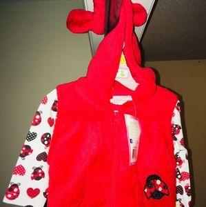 3 Piece Ladybug Outfit